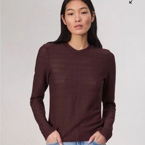 Burgundy Long Sleeve Sweater